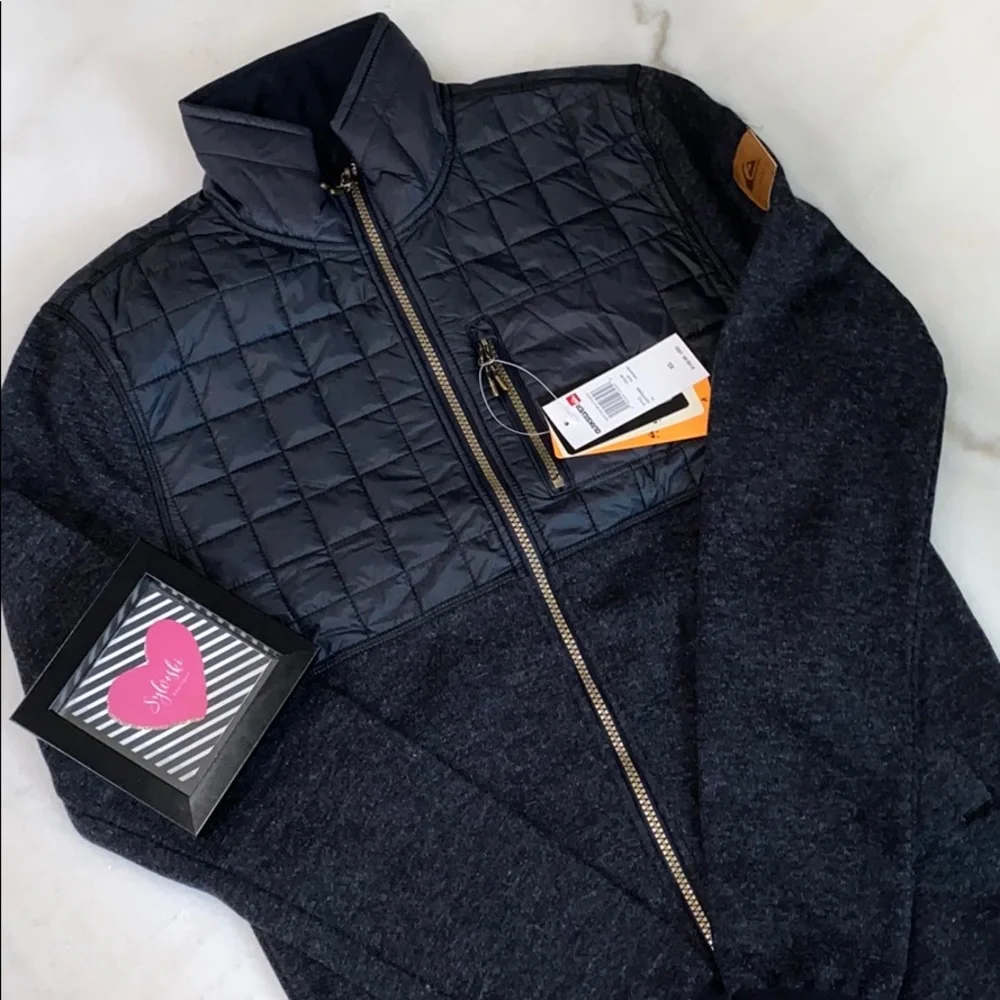 🔥Quiksilver Men's INTO The Wild Fleece Jacket NWT - Picture 7 of 9